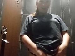 Büro Damen WC Masturbieren Sich In Der Toilette